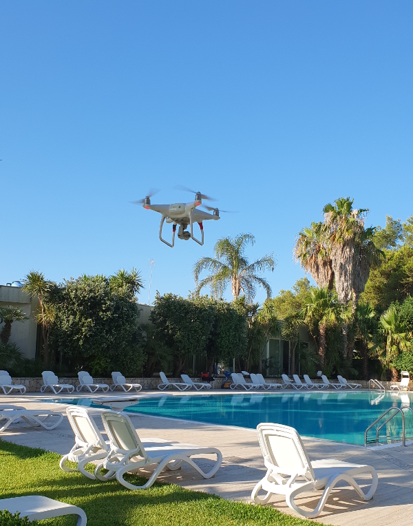 Drone Ugento piscina